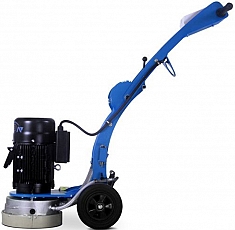 Однодисковая мозаично-шлифовальная машина по бетону BYCON DFG-250 сбоку